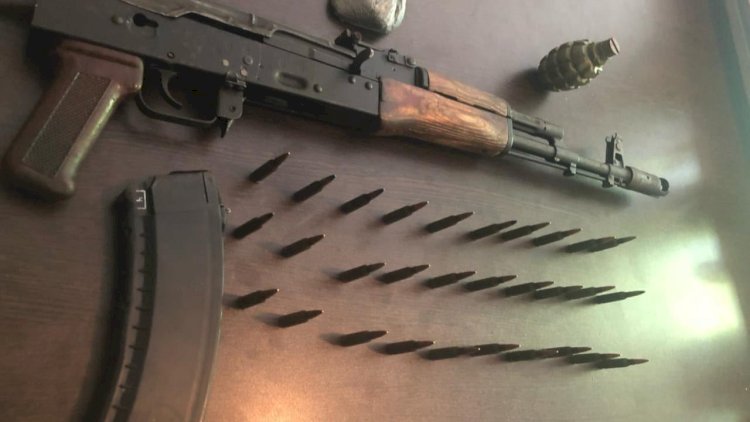    Keçmiş məhkumdan “Kalaşnikov“ götürüldü   
