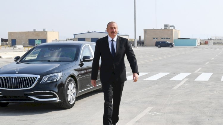    İlham Əliyev “Kəlbəcər” tankerində    - Fotolar