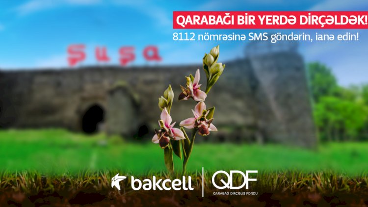    Bakcell abunəçilərinə Qarabağ Dirçəliş Fonduna SMS-lə ianə etmək imkanı yaradıb   