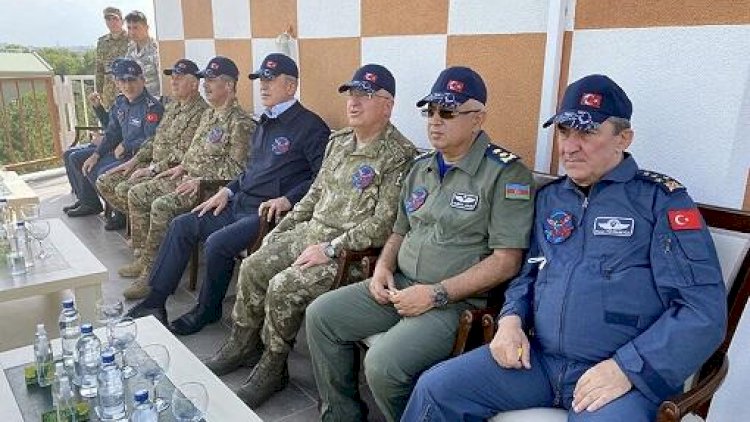    Zakir Həsənov və Hulusi Akar təlimləri izlədi - Foto   