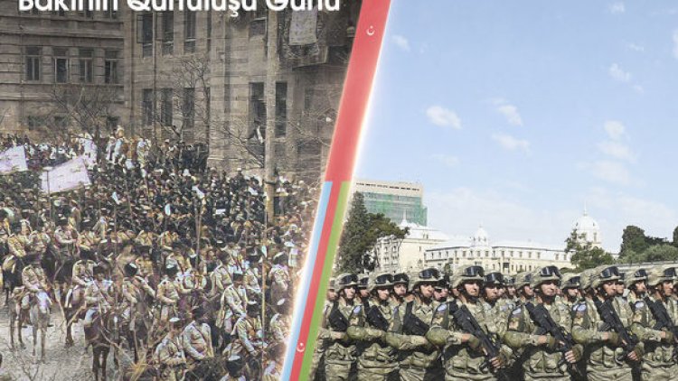    Bakının erməni-bolşevik işğalçılarından azad edilməsindən 103 il ötür   