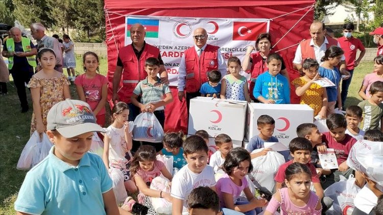   Türk Qızılay Cəmiyyəti Qarabağdakı uşaqlara yardım etdi    