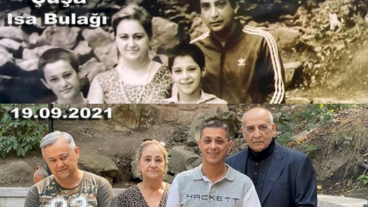    Rasim Balayev 35 il sonra ailəsi ilə Şuşada - Eyni məkanda   