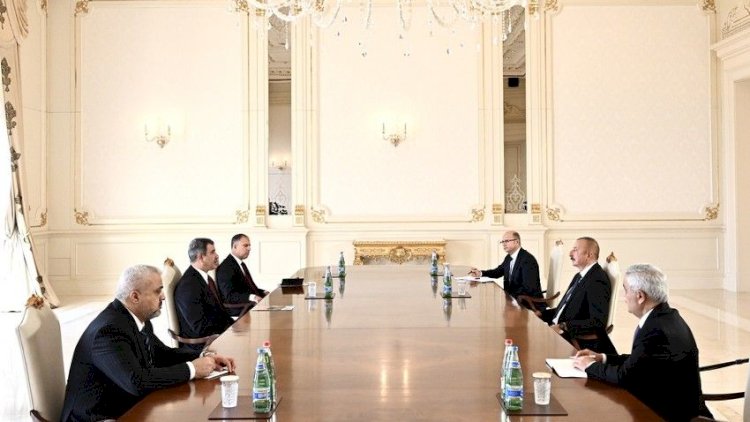    İlham Əliyev İraqın neft nazirini qəbul edib    