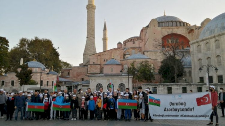    İstanbulda Vətən müharibəsi şəhidlərinin anım mərasimi keçirildi - Fotolar   