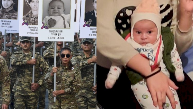    Mehriban Əliyevanın başı üzərində ucaltdığı günahsız körpə fotosu – O kimdir?   