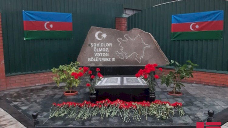    Rusiyada Vətən müharibəsi şəhidlərinin xatirəsinə abidə ucaldıldı - Foto   