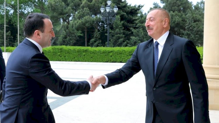    İlham Əliyev Qaribaşvili ilə görüşdü   