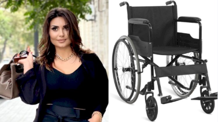    Şəbnəm fiziki qüsuru olan üç bacıya əlil arabası aldı   