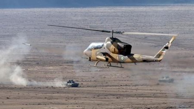    İran helikopteri hərbi təlimdə səhvən öz texnikasını vurdu    