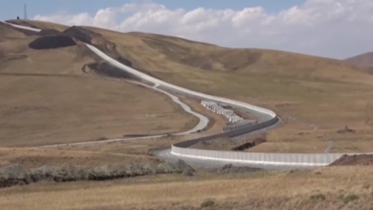    Türkiyə İranla sərhədi beton sədlə bağladı - Video   