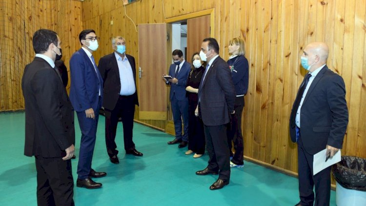    Nazir voleybol federasiyasının fəaliyyəti ilə tanış oldu - Fotolar   