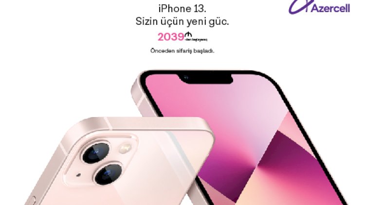    “Azercell”in mağazalarından “iPhone” alanlara 3 aylıq 50GB hədiyyə olunacaq   