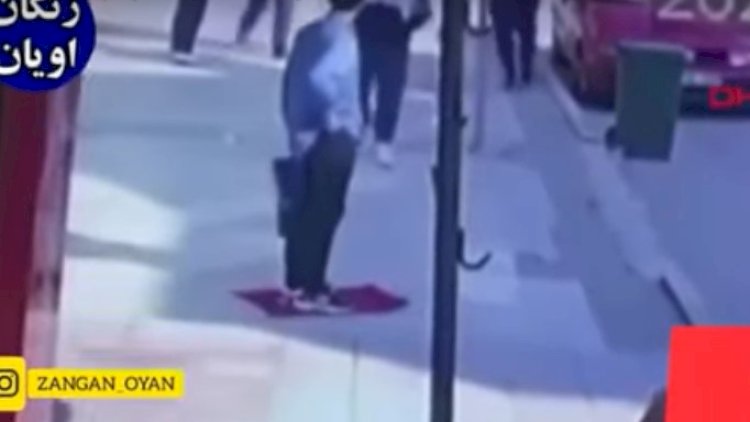    İranda Türkiyə bayrağını təhqir edəni döydülər - Video   