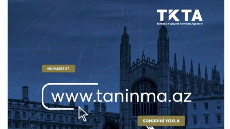    Agentlik xarici diplomların tanınması barədə məlumat yaydı   