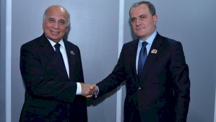    Ceyhun Bayramov iraqlı həmkarı ilə görüşdü   
