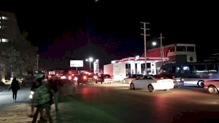    Sumqayıt-Saray-Bakı yolunda kilometrlərlə uzunluqda tıxac yarandı - Foto   