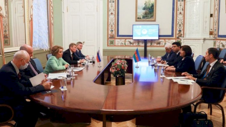    Sahibə Qafarova Rusiya Federasiya Şurasının sədri Valentina Matviyenko ilə görüşdü   