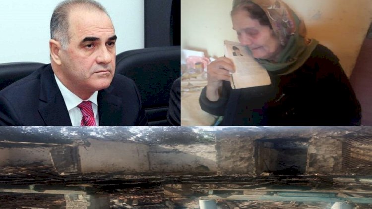    Evi yanan şəhid anası çöllərdə qalıb  - FOTOLAR   
