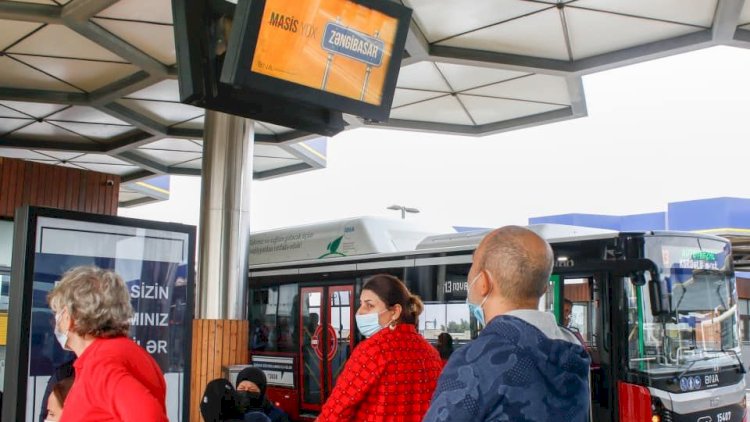    Yanğına görə bu avtobusların hərəkəti dəyişdirildi   