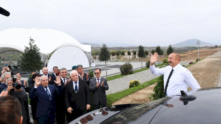    Azad edilən kəndlərdə hər evin ən azı 12 sot torpaq sahəsi olacaq   - Prezident