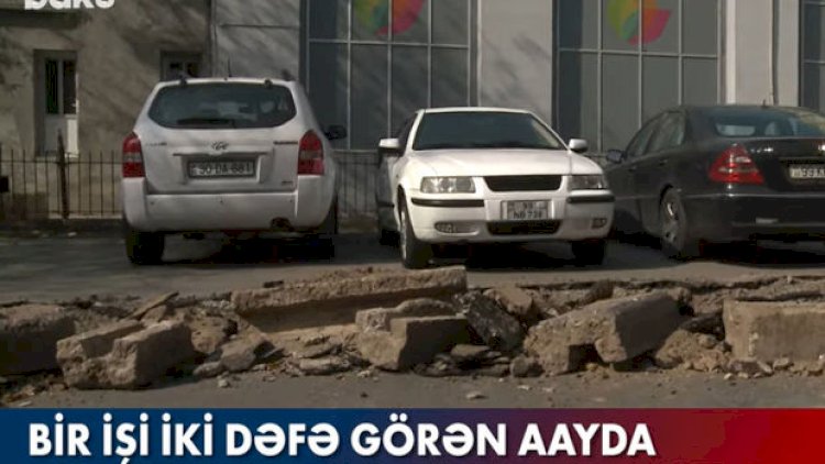    Park vəziyyətində olan avtomobillərin qarşısı niyə qazılıb? - Video   