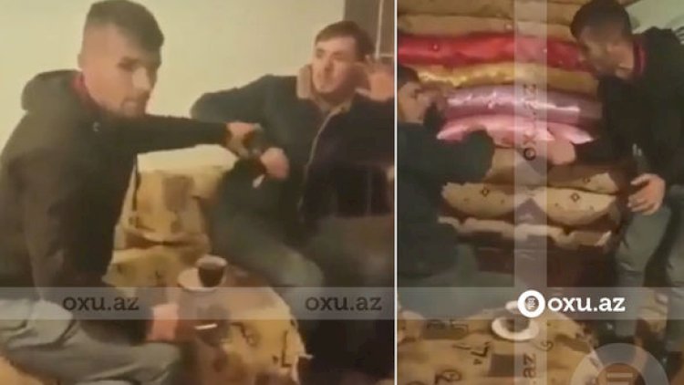    Azərbaycanda kişi arvadını başqası ilə tutdu   - Video