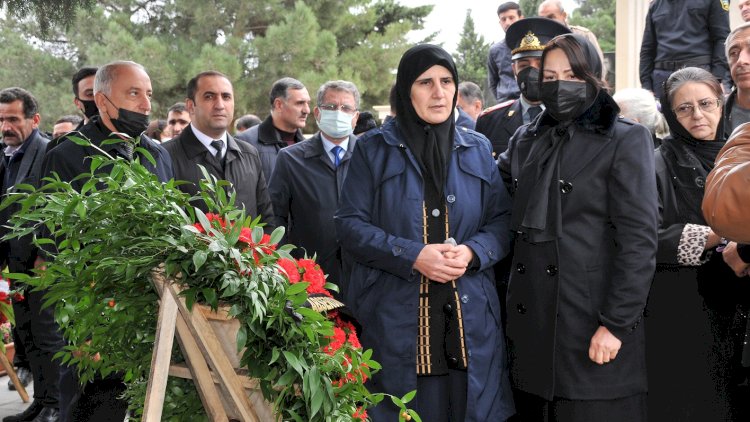    Abşeronda 4 şəhidin il mərasimi keçirildi - Fotolar   