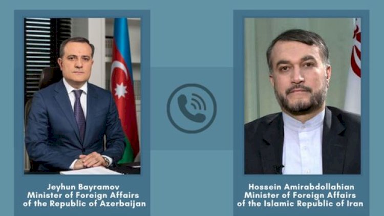    Ceyhun Bayramov iranlı həmkarı ilə telefonla danışdı   