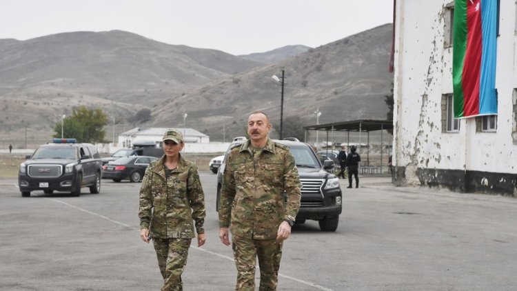    Prezidentlə xanımı Qubadlıda açılışlarda iştirak ediblər   