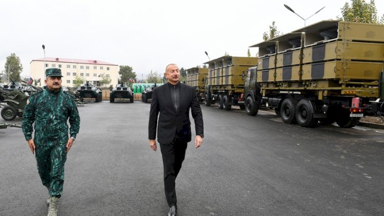    İlham Əliyev Ermənistanla sərhəddə   