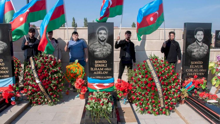    Vətən müharibəsi şəhidləri Nərimanovda anıldı - Fotolar   