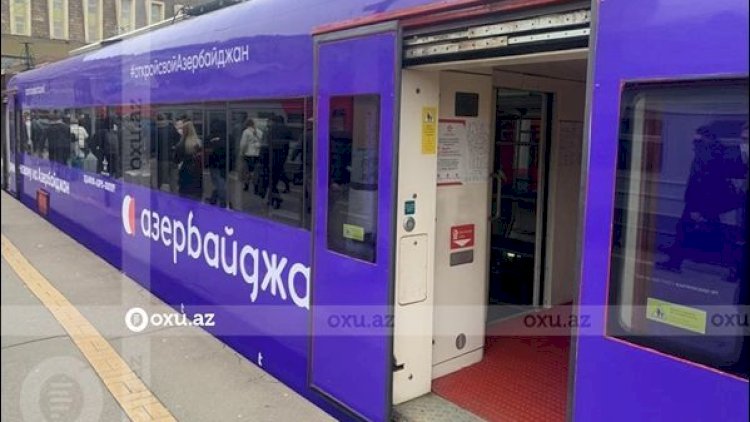    Moskva aeroekspresində Azərbaycanın turizm potensialı təbliğ olunur - Fotolar   