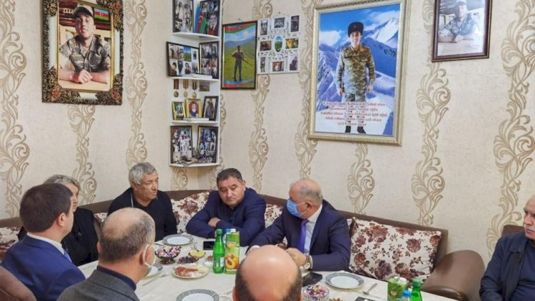    İcra başçısı şəhidin doğum günündə ailəsini ziyarət etdi   - Fotolar