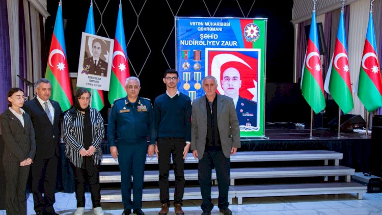    Vətən Müharibəsi Qəhrəmanı, şəhid polkovnik Zaur Nudirəliyev anım günündə yad edildi - Fotolar   