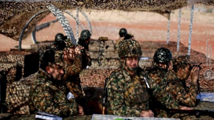    Ermənistan Qarabağ Müharibəsinin ssenarisi əsasında təlimlər keçirdi - Fotolar   