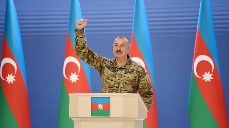   Prezident Şuşada hərbçilər qarşısında çıxış etdi    - Video