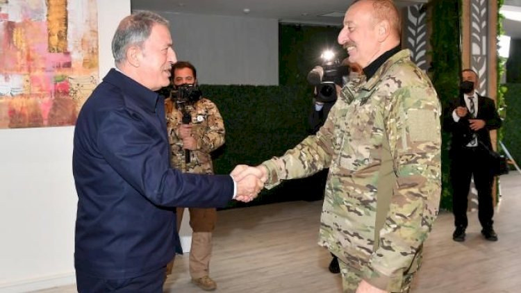    İlham Əliyev Hulusi Akarı qəbul etdi - Fotolar   