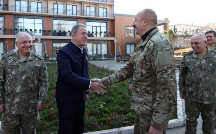 İlham Əliyev Hulusi Akarı qəbul etdi - Fotolar  