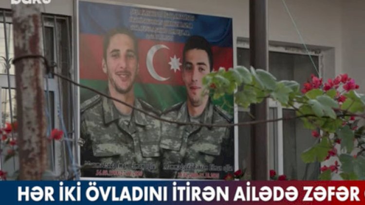    Hər iki övladını itirən ailədə Zəfər Günü - Video   