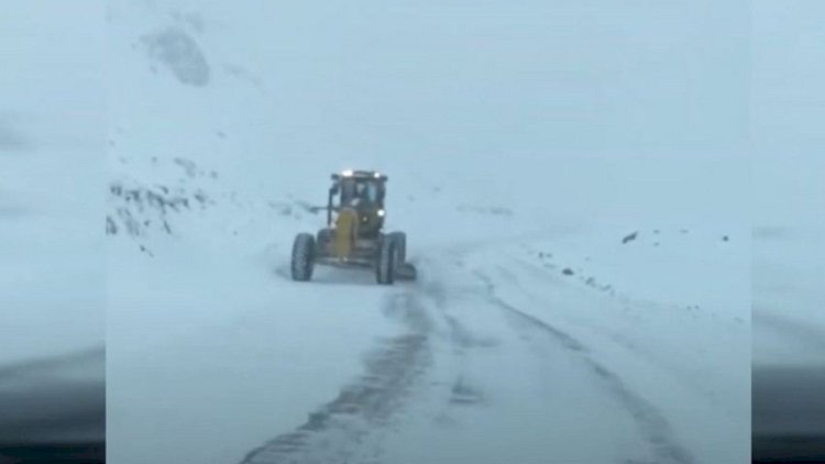    Kəlbəcər yolu qardan belə təmizlənir   - Video