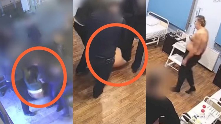    Saakaşvilini xəstəxanaya sürüyə-sürüyə apardılar   - Video