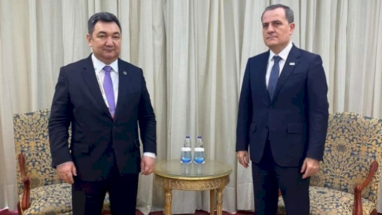    Ceyhun Bayramov Türk Akademiyasının prezidenti ilə görüşdü   