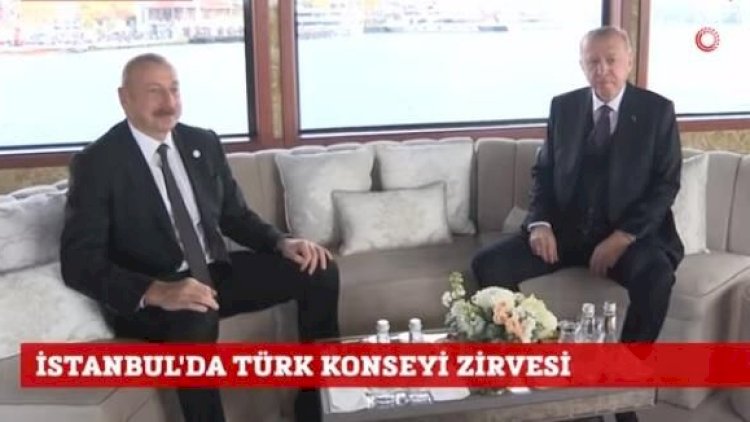    İlham Əliyev və Ərdoğan arasında səmimi söhbət   - Video
