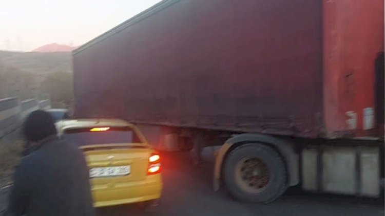    İran yük maşını xarab oldu, Gorus-Tatev-Qafan yolu bağlandı - Video   