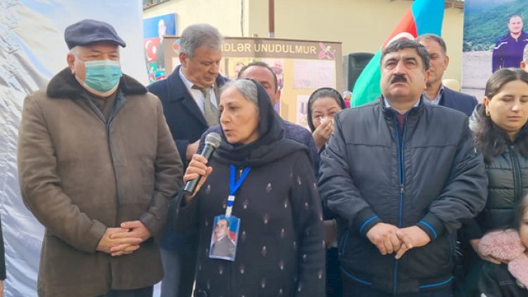    Suraxanıda şəhidin xatirəsinə bulaq-abidə kompleksi inşa edildi   - Fotolar
