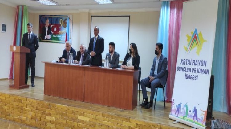   Xətai rayonunda “Çempionumuz” sosial idman layihəsi çərçivəsində görüş keçirildi - Fotolar   