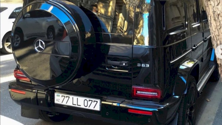    İcra başçısının oğlu yarım milyonluq maşınına yeni nömrə aldı - Fotolar   