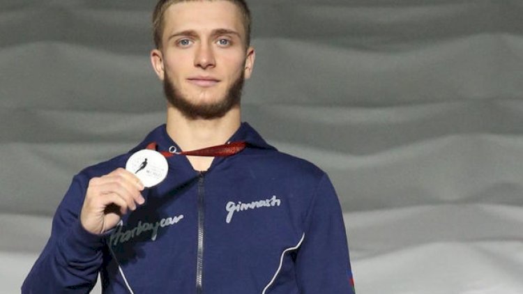    Gimnastımız Bakıdakı dünya çempionatında gümüş medal qazandı - Video   