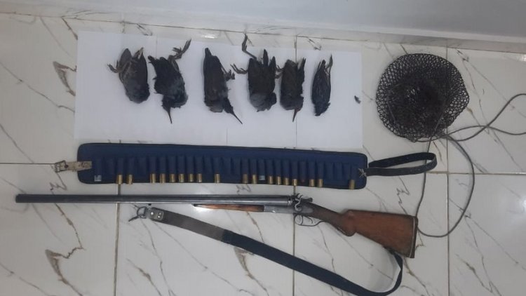    Astarada qanunsuz ov edənlərin silahları əllərindən alındı   